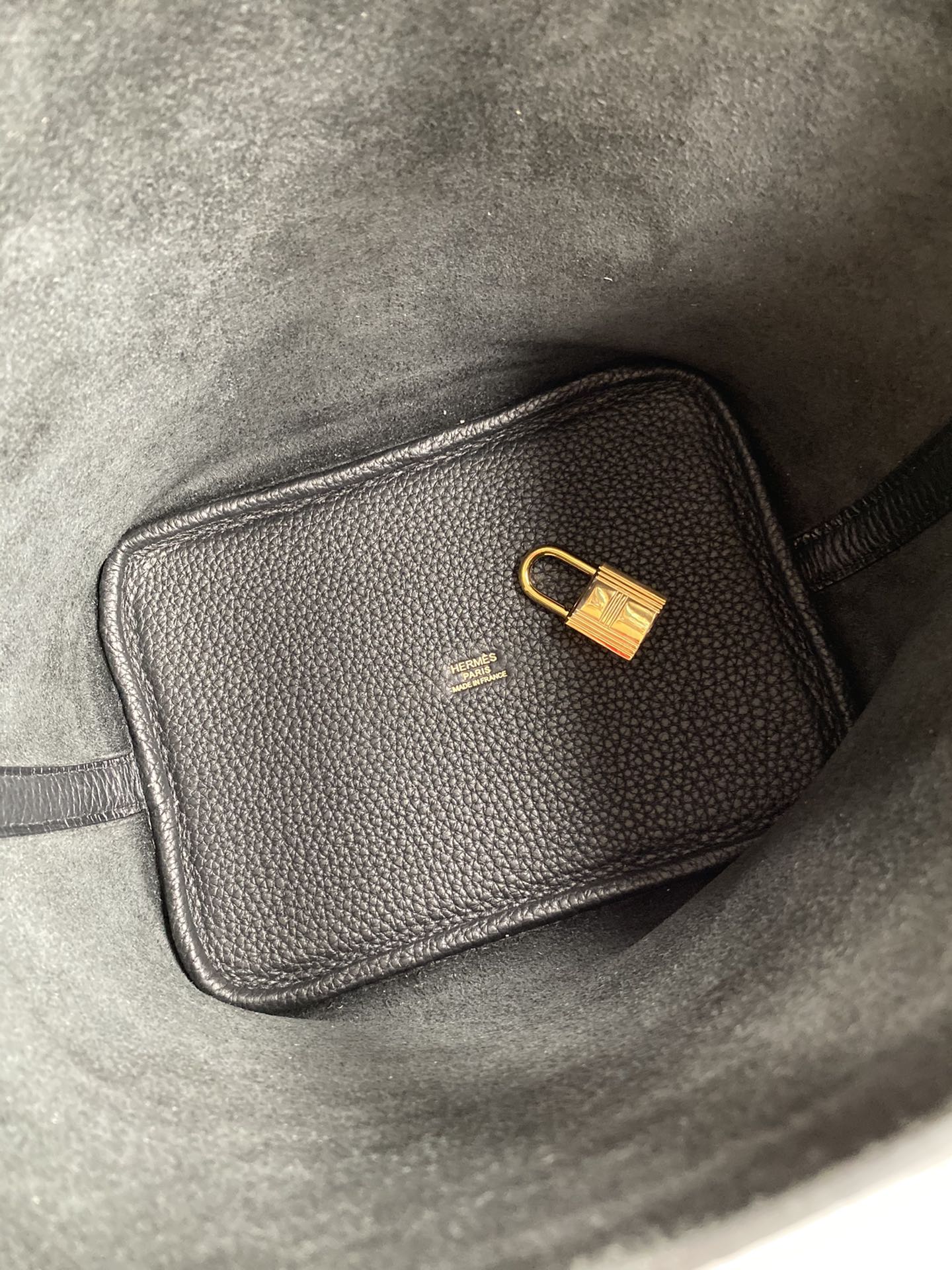 Hermes Picotin Lock 18 Bag In Black Clemence Leather